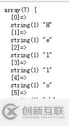 php把字符串分解成字符的方法