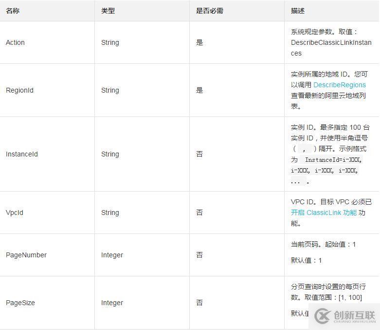 如何查询一台或多台与专有网络 VPC 建立了连接的经典网络类型实例