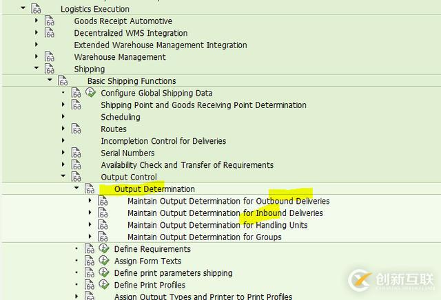 SAP SD输出控制类型有哪些