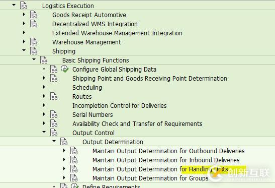 SAP SD输出控制类型有哪些