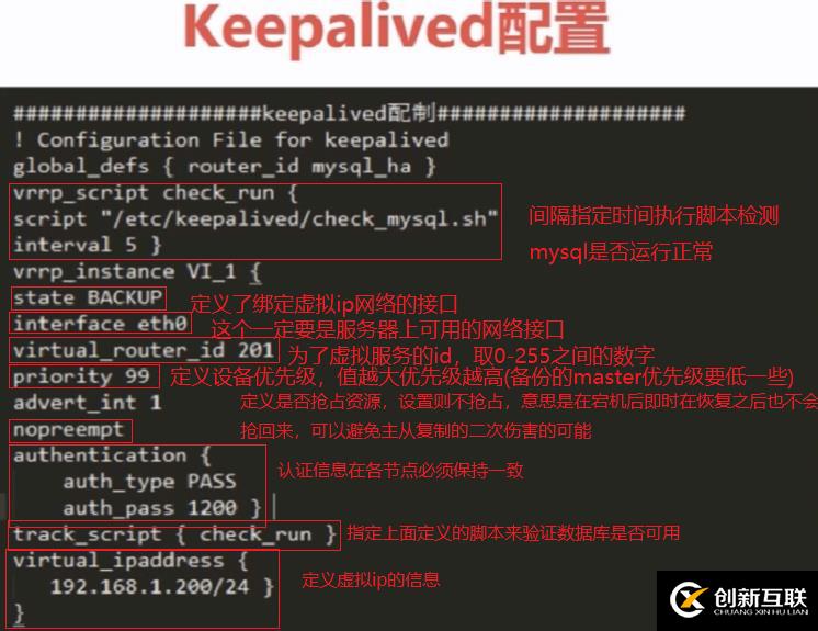 高可用keepalived实例