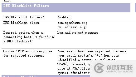 邮箱服务器DNS BLACKLIST如何过滤SMTP