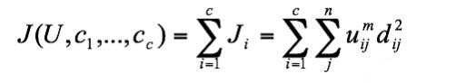 模糊c均值聚类和k-means聚类的数学原理