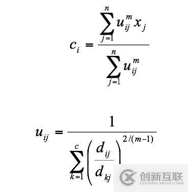 模糊c均值聚类和k-means聚类的数学原理