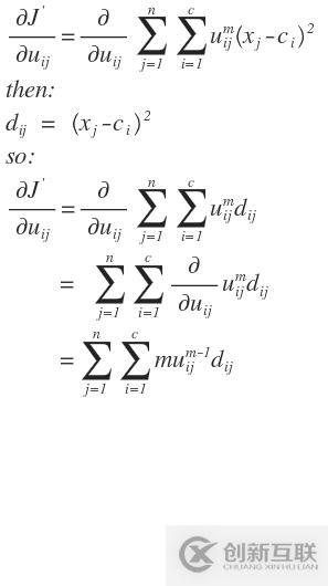 模糊c均值聚类和k-means聚类的数学原理