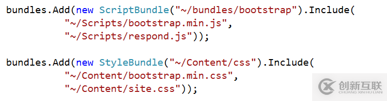 Bundle如何在ASP.NET MVC中使用