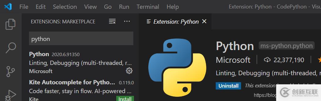 VSCode中如何安装和使用Python插件