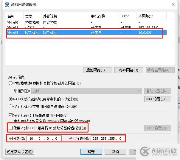 VMware 自定义ip后访问外网