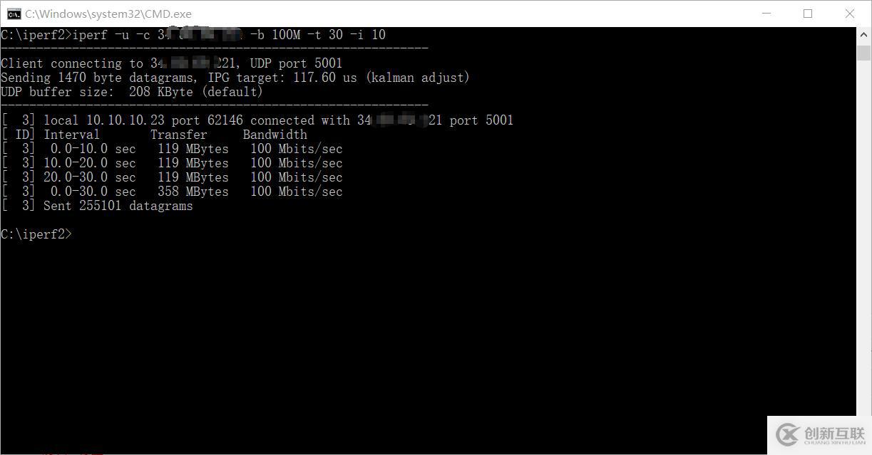 iPerf 测速软件的参数介绍和使用