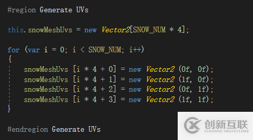 Unity屏幕雪花另类实现方式示例