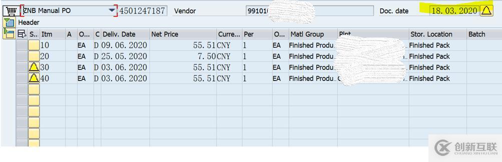 SAP采购信息记录新价格不能体现在新的ITEM上怎么办