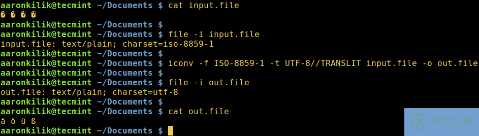 Linux 下如何将使用各种字符编码的文件转化为UTF-8编码