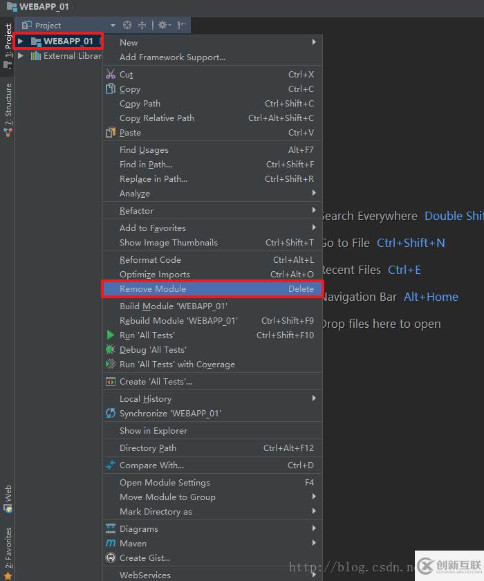 IntelliJ IDEA 如何彻底删除项目的步骤