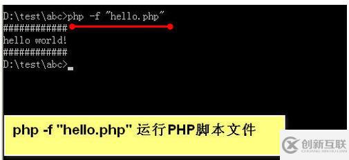 cmd运行php文件的步骤