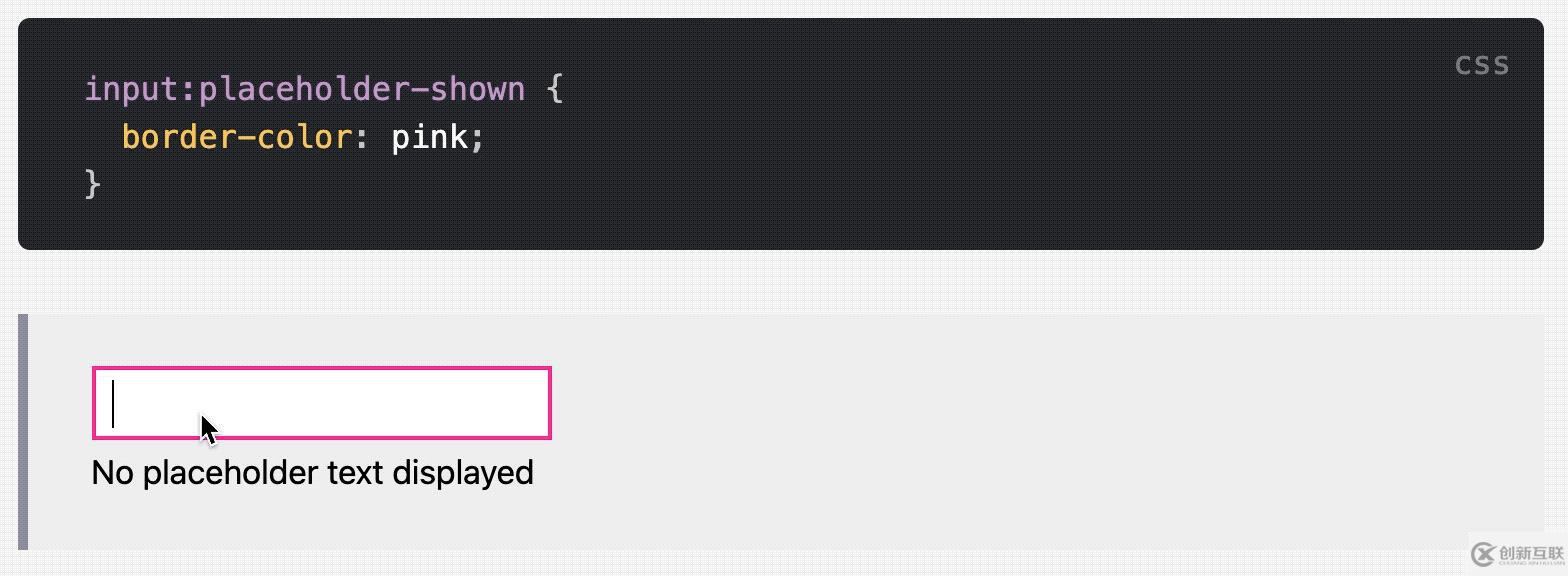 CSS中placeholder-shown的工作原理及应用