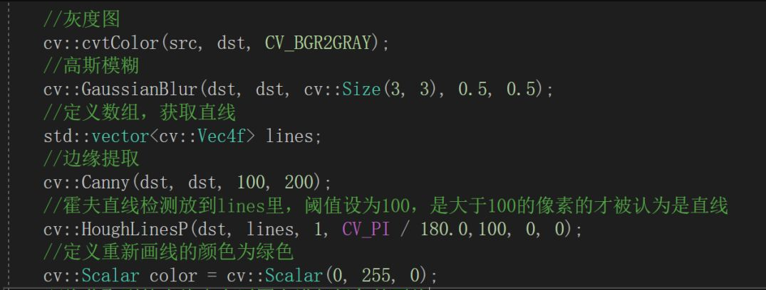 C++中怎么利用OpenCV实现直线检测