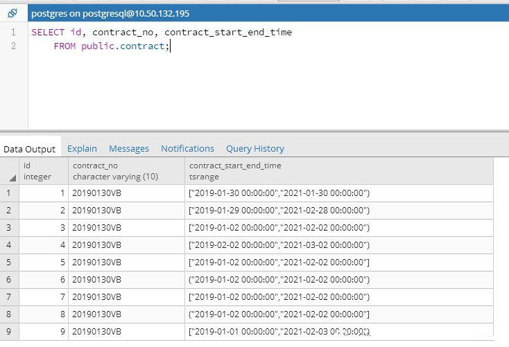 POSTGRESQL 新型字段类型怎么用