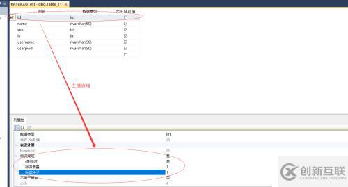 MSSQL 主键自增