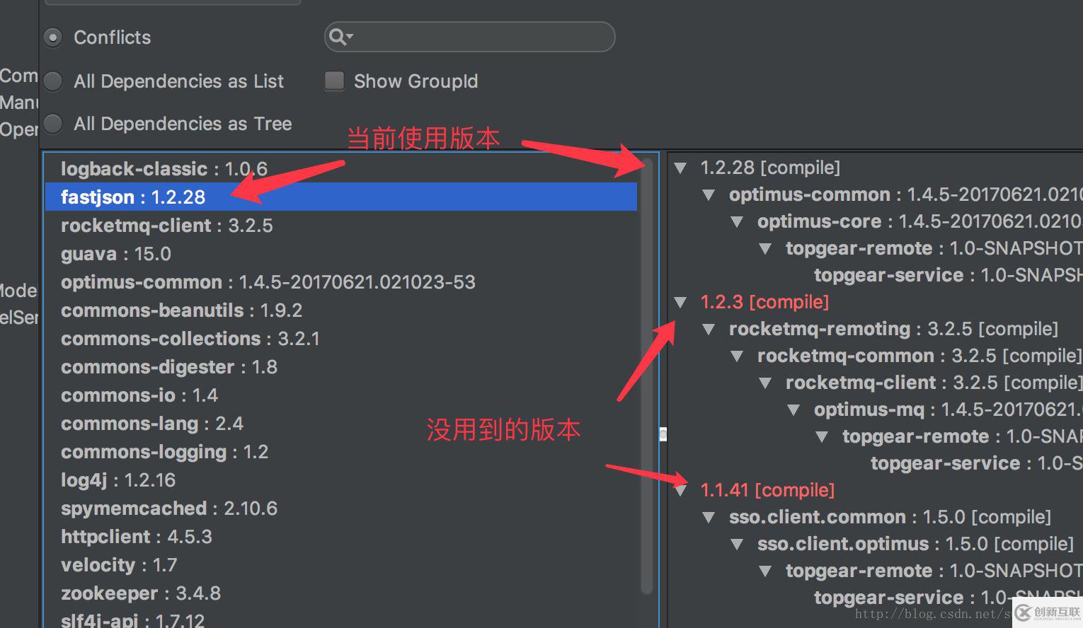 idea中怎么解决maven包冲突问题