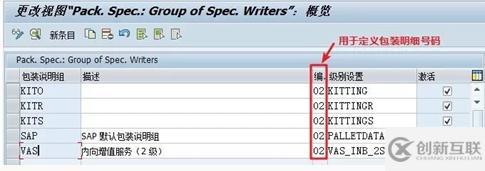 SAP EWM - 包装主数据 - 包装明细 -2