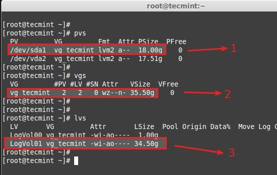 在Linux怎么扩增卷组、逻辑卷以及缩减逻辑卷LVM