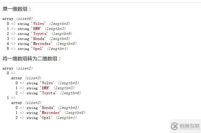 php如何增加数组的维度