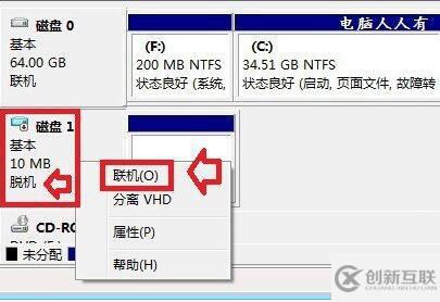 win7系统磁盘脱机如何解决