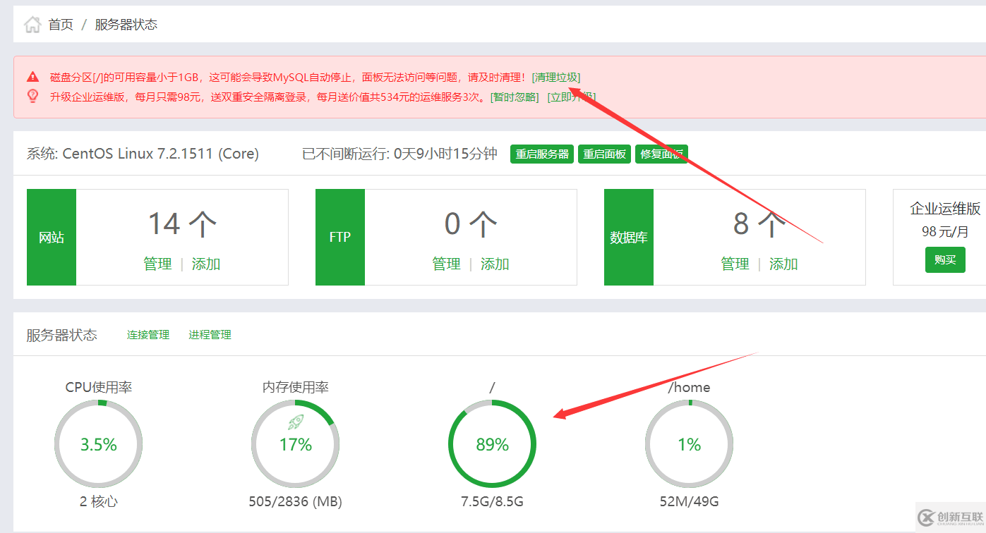 如何将宝塔面板linux版装在/www以外的目录