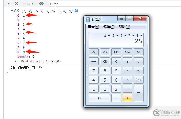 es6如何求数组中的奇数和