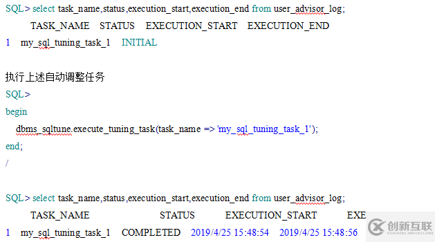 oracle 固定执行计划