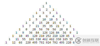 Python怎样实现杨辉三角