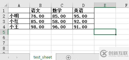 Python中写入Excel的方法