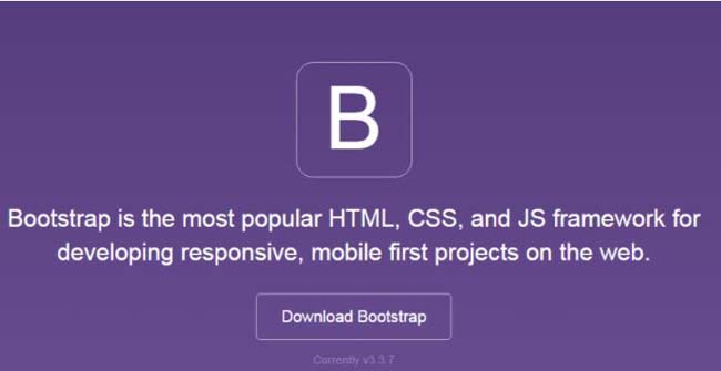 前端框架bootstrap如何安装