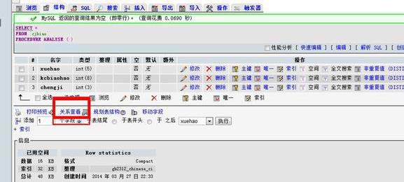 phpmyadmin如何创建约束