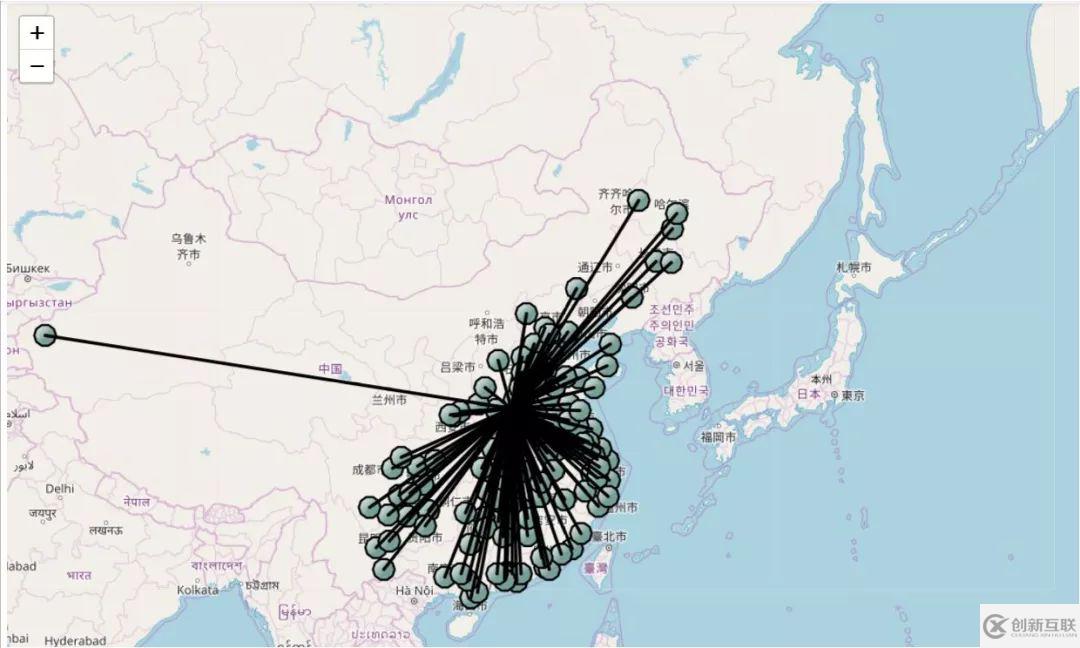 Python如何实现folium交互地图