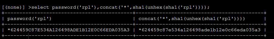 [基础] MySQL5.6的密码存放方式