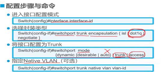 Trunk与三层交换机原理