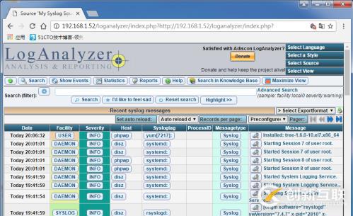 Rsyslog+Loganalyer+MySQL下部署日志服务器