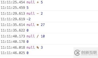javascript中null是不是代表0