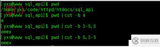 shell字符串截取之cut