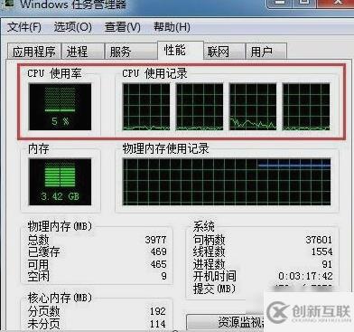 windows任务管理器如何看cpu频率