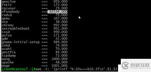 awk详解及举例