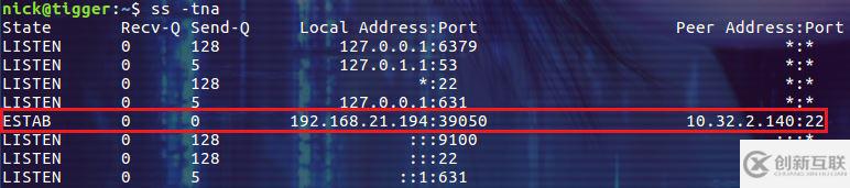 ss命令怎么在linux中使用