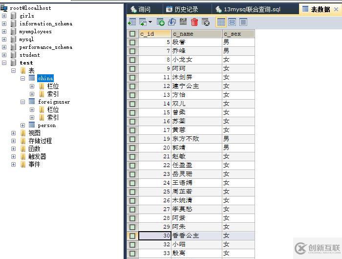 mysql查询结果该如何合并