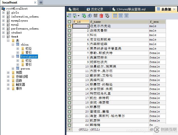 mysql查询结果该如何合并