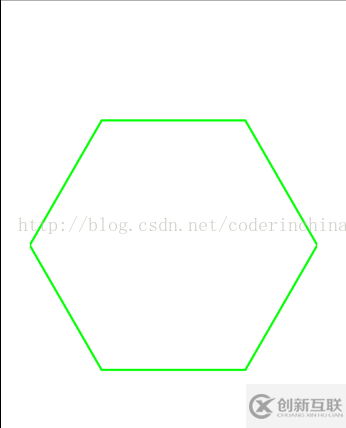 如何在android中使用Path绘制一个多边形