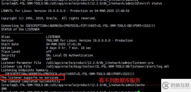 Oracle19c数据库监听异常的实例分析