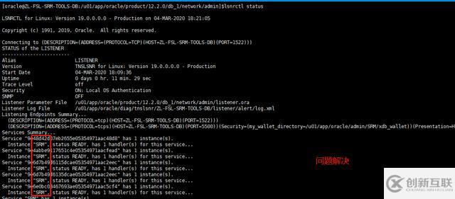 Oracle19c数据库监听异常的实例分析