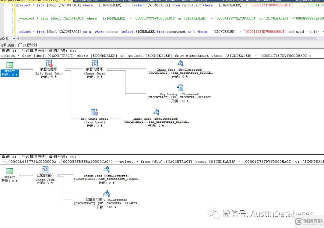 SQL SERVER  SQL 语句优化的示例分析