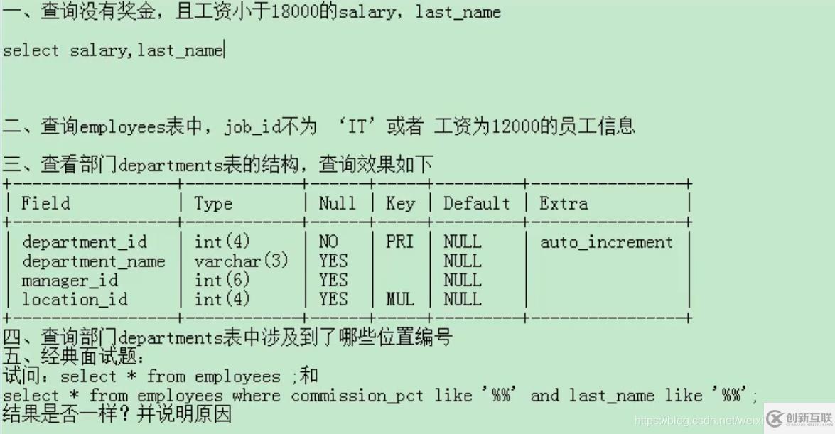 MySQL中DQL数据查询语句怎么写